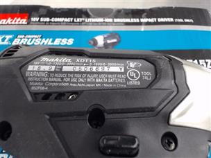 MAKITA XDT15 IMPACT DRIVER Brand New 